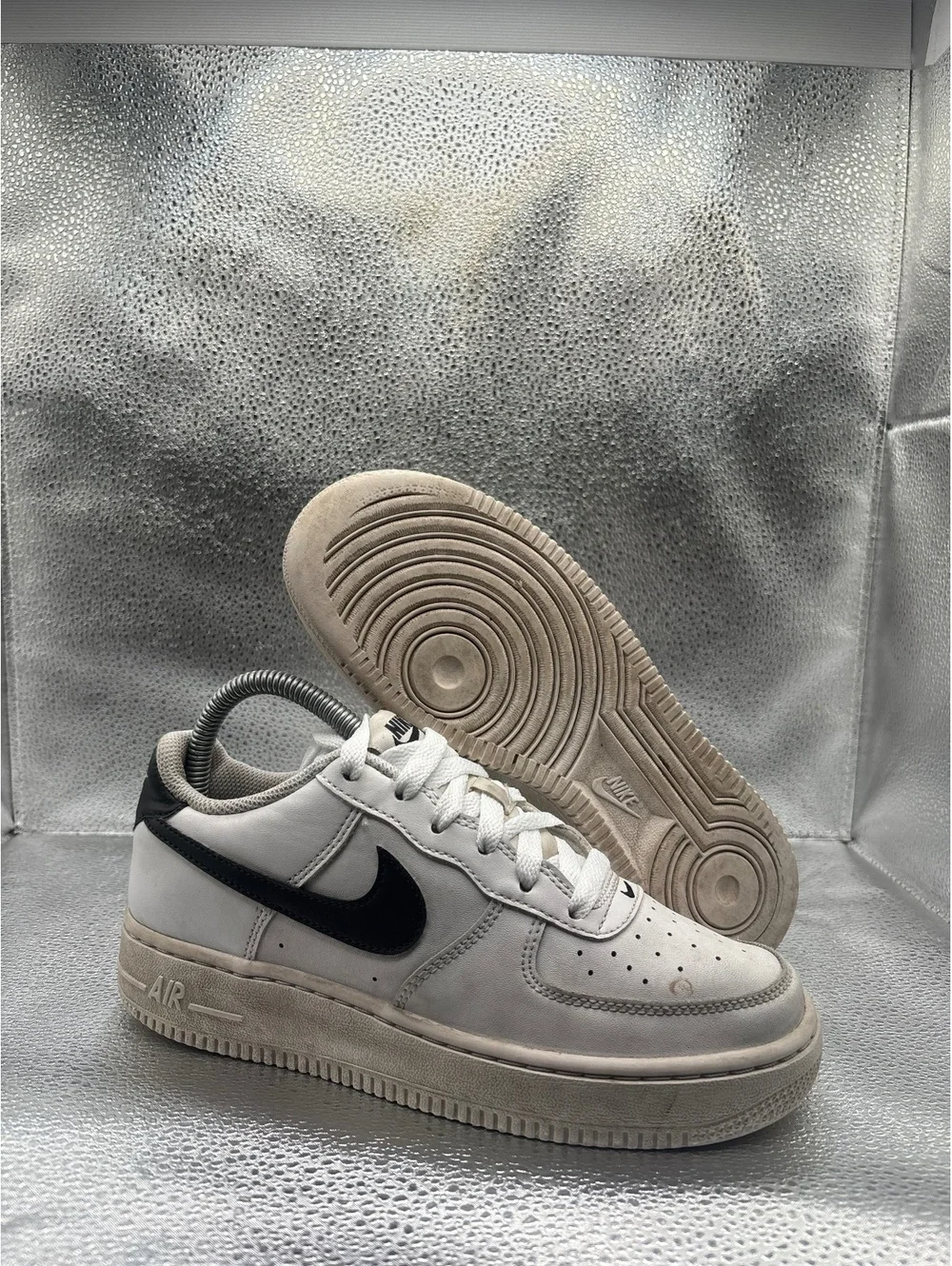 Nike Air Force 1 low white black GS